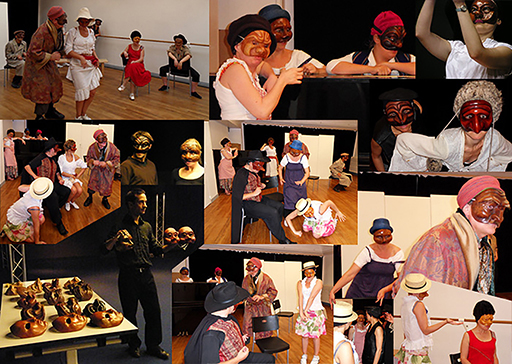 weekly classes on commedia dell'arte