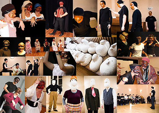 courses and workshops on mask, mime, body language