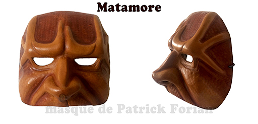 Masque de Matamore, de la famille du Capitaine