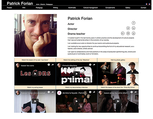 My own site patrickforian.com
