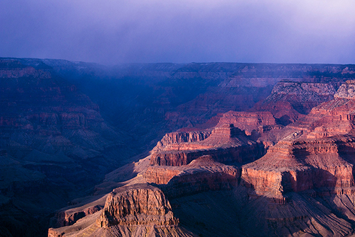 fin de journée à Grand Canyon National Park