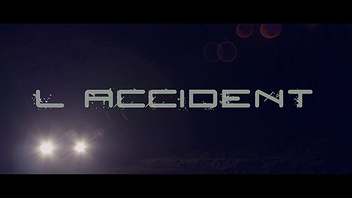 Affiche de l'Accident, court-métrage réalisé par Patrick Forian au Kino Caen 2019
