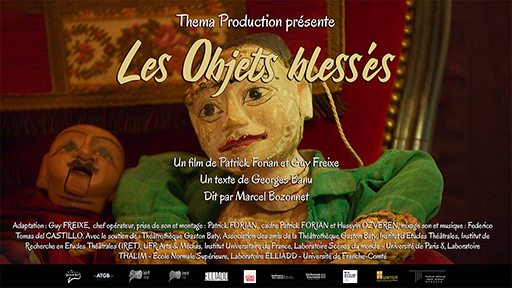 poster for the film The Wounded Objects, by Patrick Forian and Guy Freixe