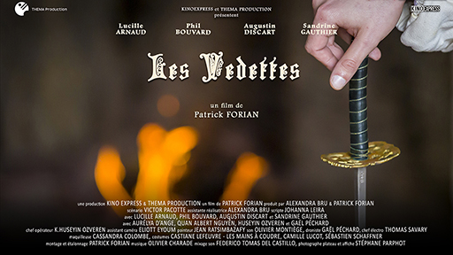 poster for the medieval shortfilm The Vedettes, by Patrick Forian